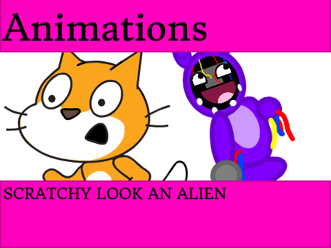 SCRATCHY LOOK AN ALIEN