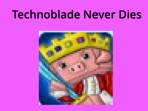 In Memory of Technoblade the Minecraft YouTuber