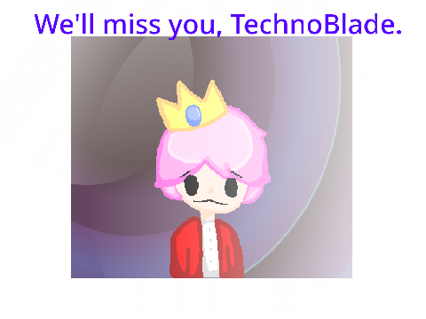 We'll miss you, TechnoBlade