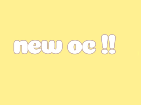 new oc ! Introducing…bugga <3