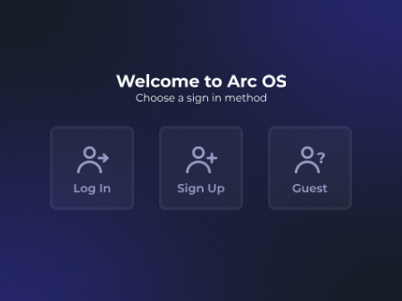 WIP ArcOS Login