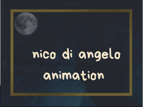 nico di animation  ೃ༄