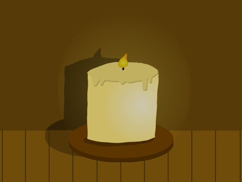 Lit Candle