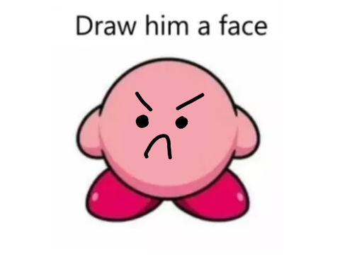 Kirb's face
