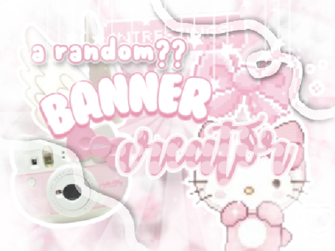 ⤷ banner creator ▨▢ ´ˎ˗