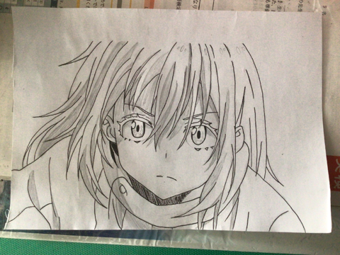 テスト2日前に描いたリムル様
