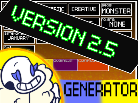 THE ULTIMATE OC GENERATOR 2.5