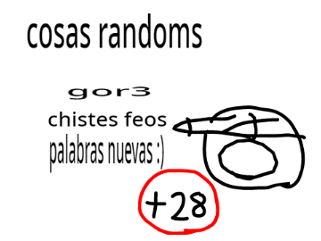 cosas randoms