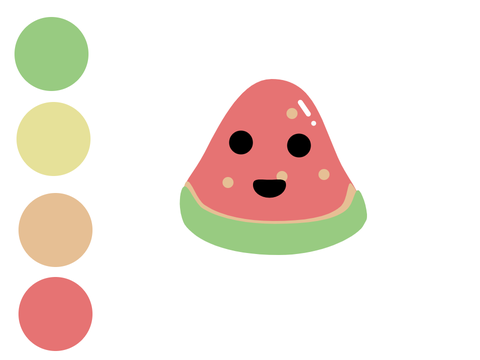 Happy watermelon! #speedpaint #animation 