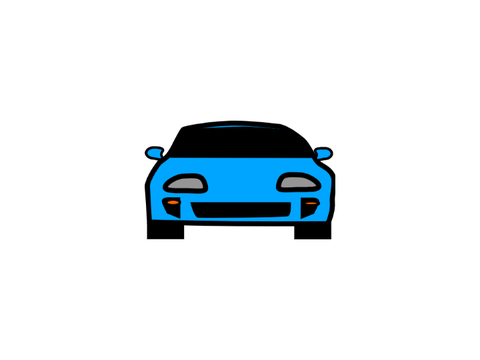 Toyota Supra mk4 front view