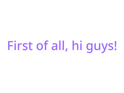 Announcement