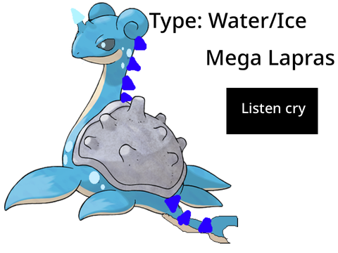 Lapras custom mega evolution