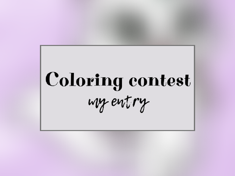 40+ Coloring Contest entry