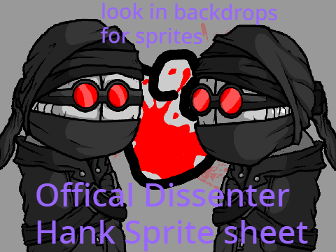 Offical Dissenter Hank Sprite sheet