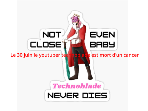 RIP technoblade