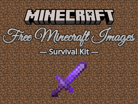 Free Minecraft Images ~Survival Kit~ / マイクラ素材 ～サバイバルキット～