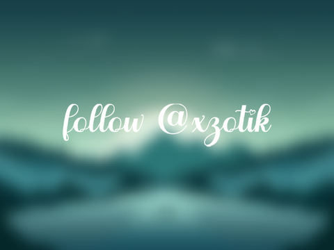 Follow @Xzotik