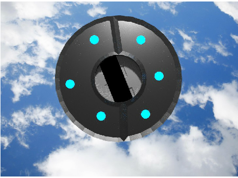 Flying Saucer in Blender