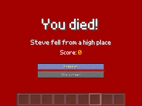 Steve falling. . . . . . . . . . . . . . . . . . . . . . . . . . . . . . . . . . . . . . . . . . . .