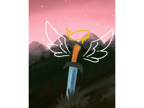 A Godslayers sword