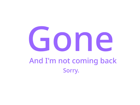 Gone