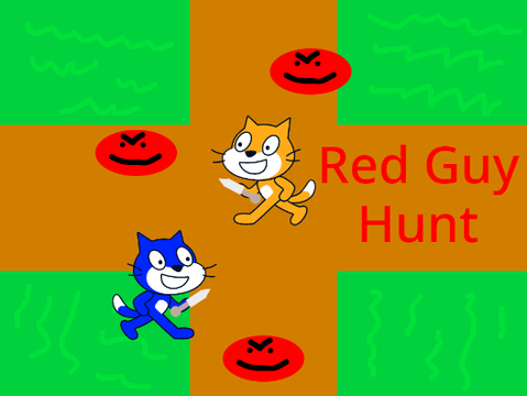 Red Guy Hunt (Two Player Edition)