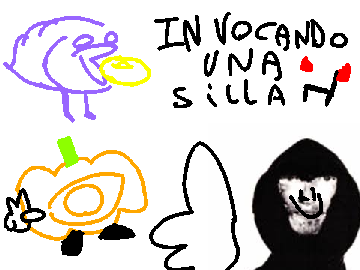 invocando una silla