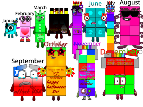 my monthblocks band