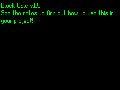 Block Calc v1.5
