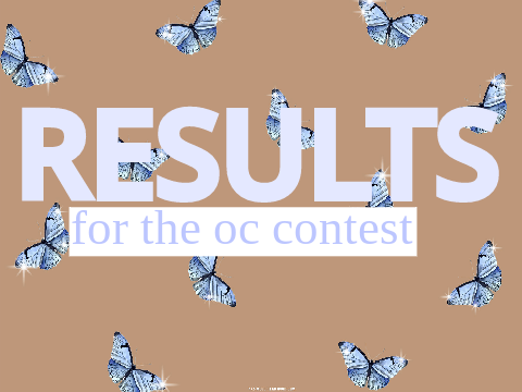 RESULTS for the oc contest--