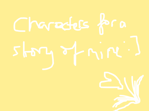 40 >< Characters for my story I’m writing :]