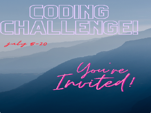 coding challenge!