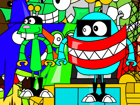 All Background Misc. Mixels and Cartoon Character and Vector Sprites from A-Z remix remix remix