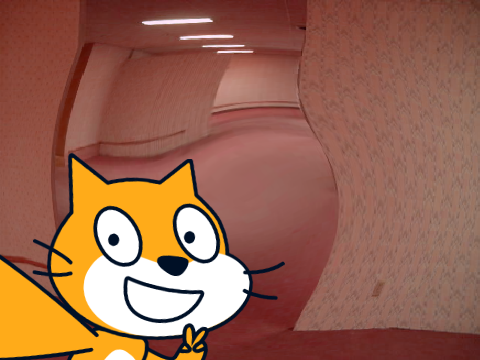 scratch cat in the backrooms but strange