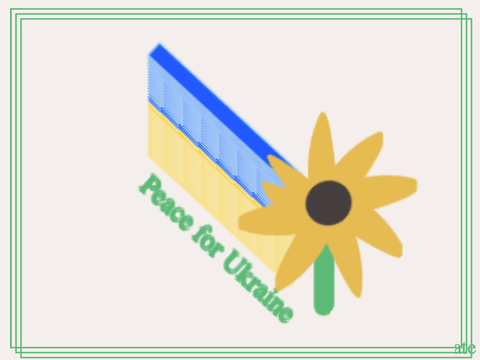 Peace for Ukraine (3d sculpture)