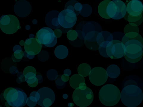 Animated bubble background