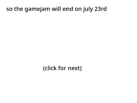 A, 3 week Gamejam 