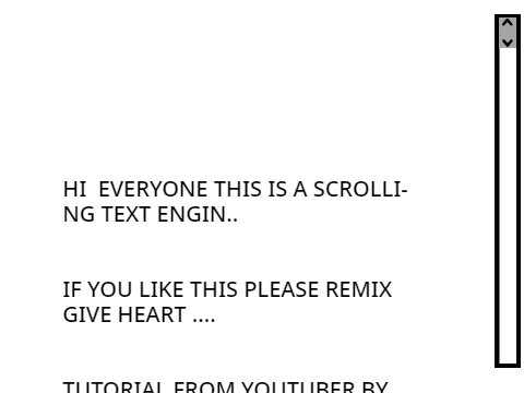 Scrolling Engine