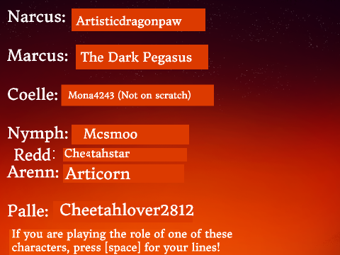 Cast List + Episode 1 Script!