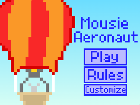 Mousie Aeronaut - A mobile friendly hot air balloon game