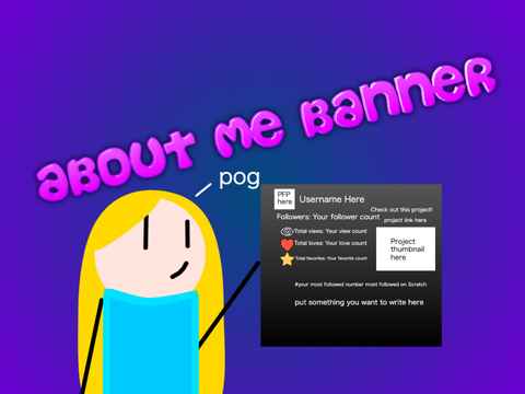 Stats/About Me Banner Template
