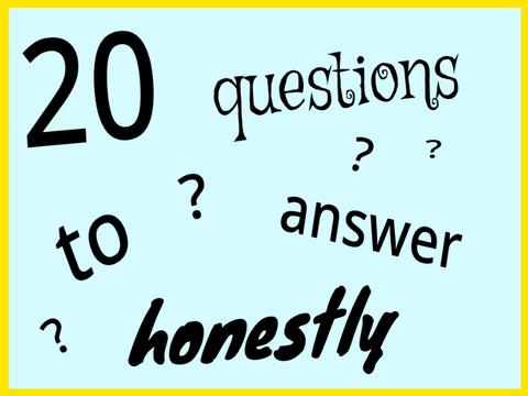 20 questions to answer honestly (remix)