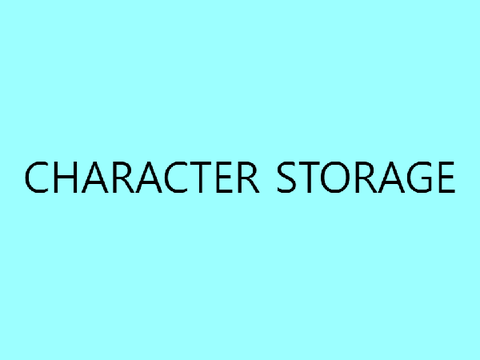 character storage ig