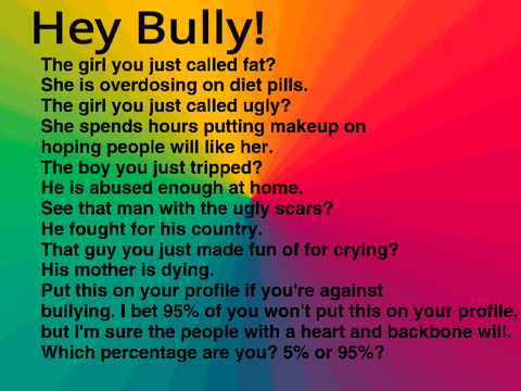 Remix this if you are against bullying! 