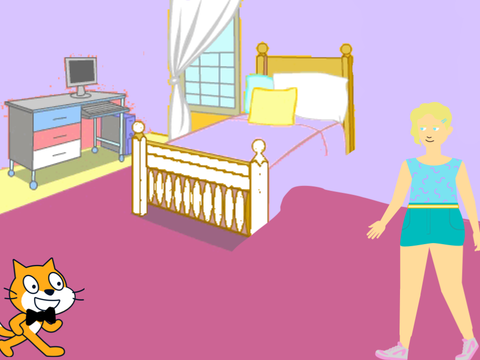 A day in the life of scratch cat 