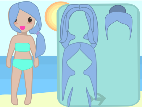 ♡ Kawaii Tumblr Mermaid Dressup ♡ remix