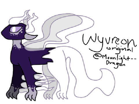 Wyvreon | ghost/dragon