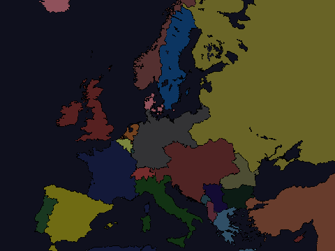 1914 Europe Map + Vector