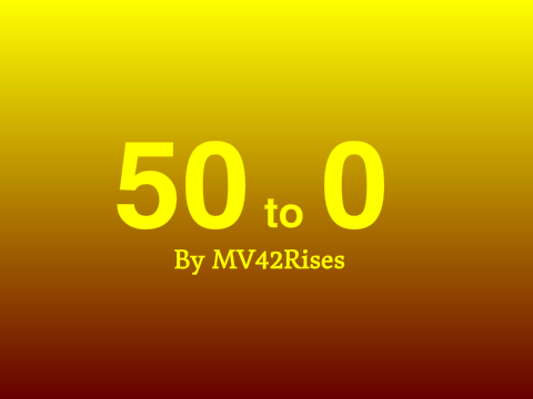 50 to 0