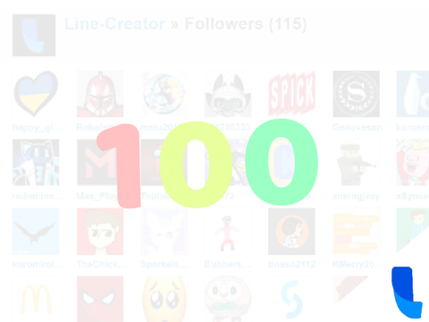 Thanks for 100 followers!